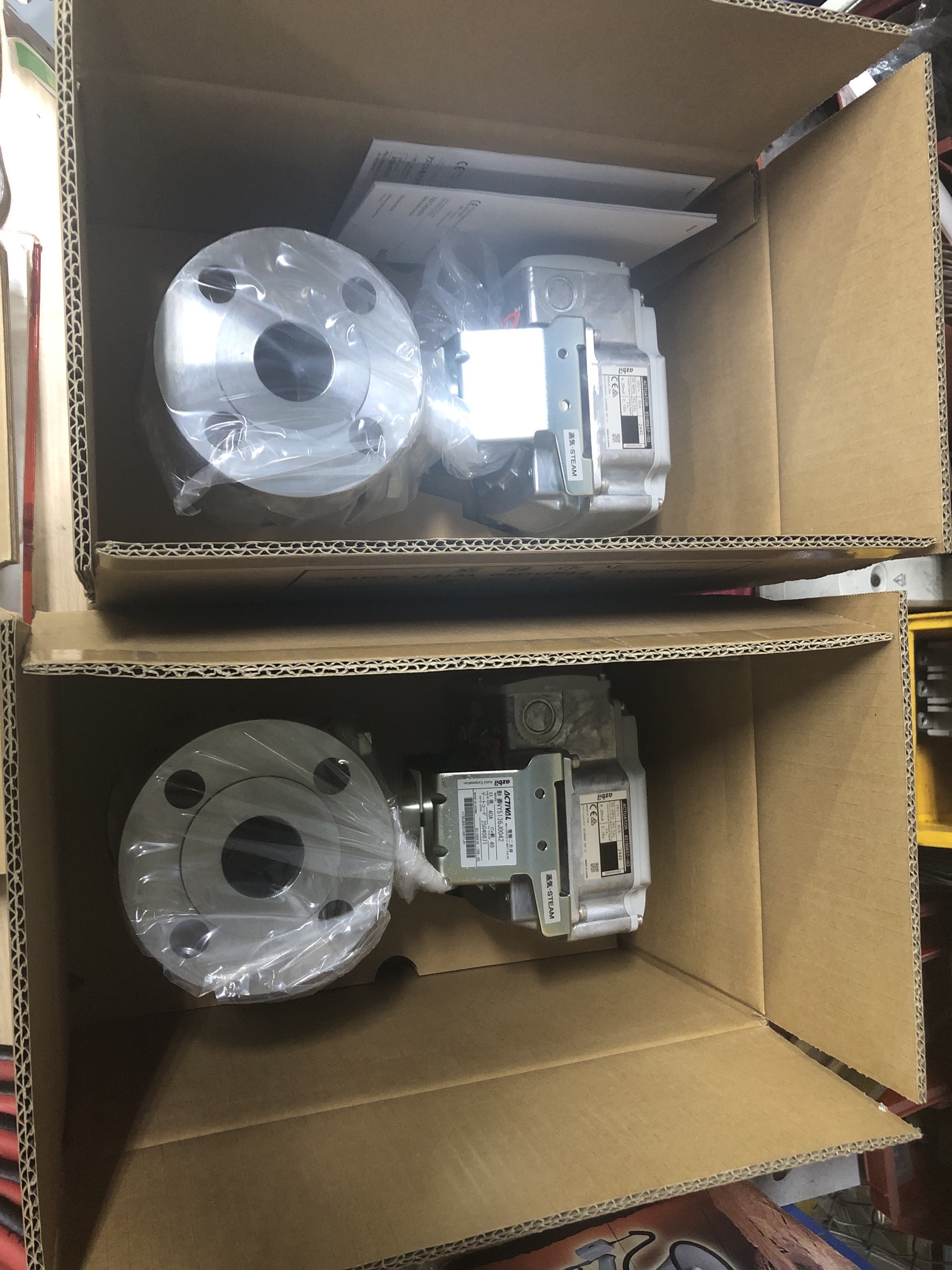 CONTROL VALVE STEAM ANKAKE P.2 CONTROL VALVE SIZE FLANG 10K 1-1/2"