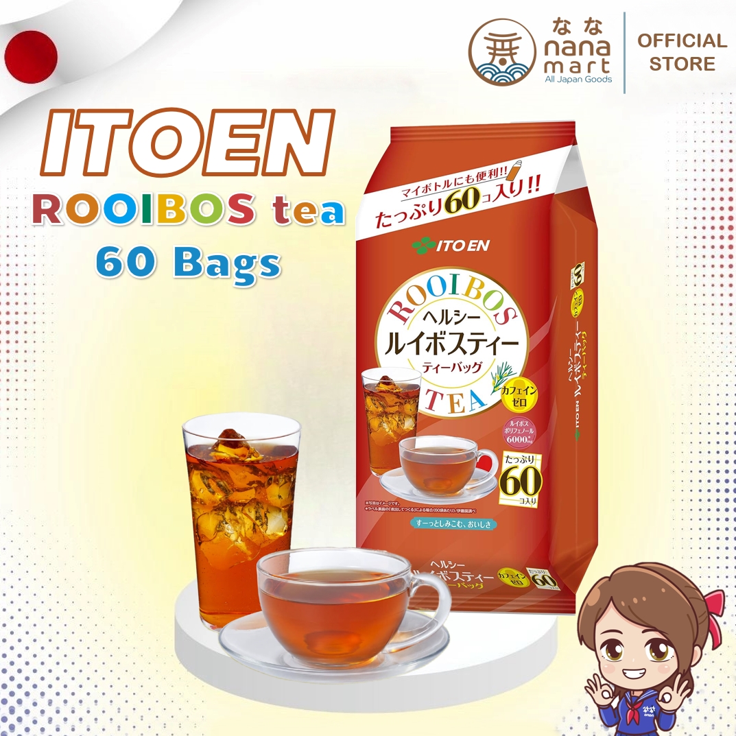 ชารอยบอส Itoen healthy Rooibos tea 60 tea bags 1 ถุง 60 ถุงชา