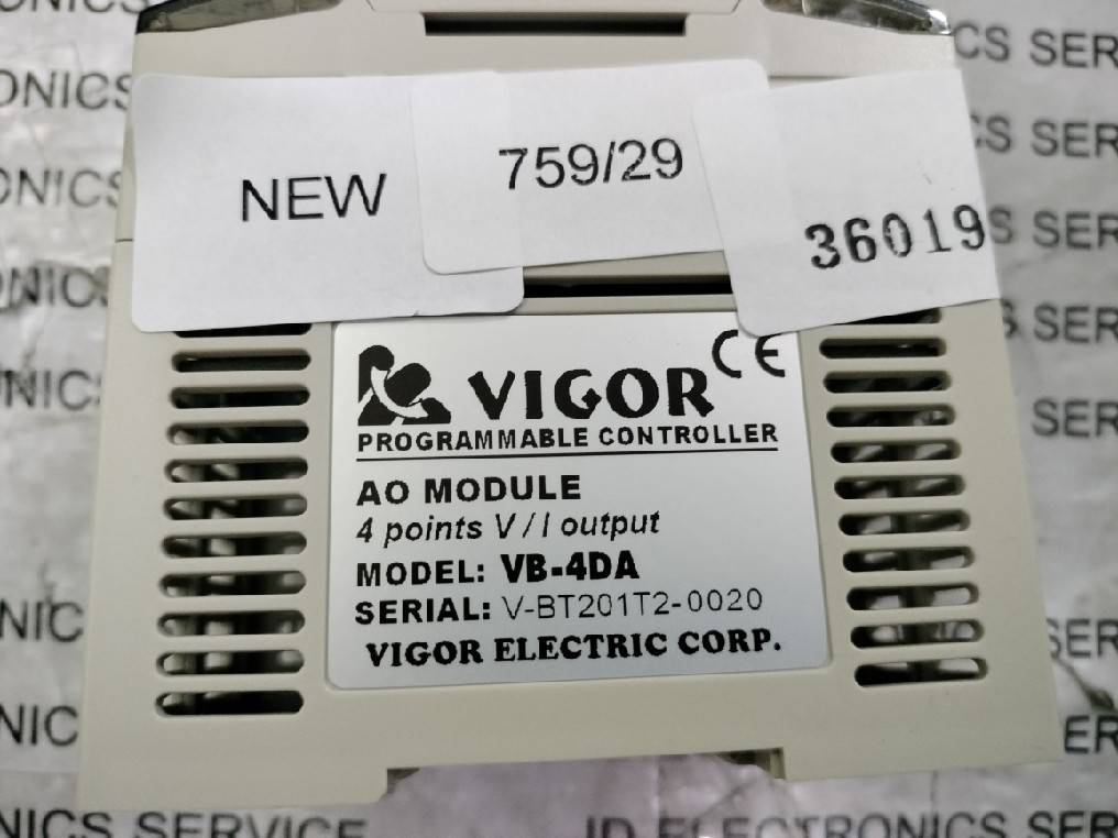 PLC " VIGOR " MODEL : VB-4DA