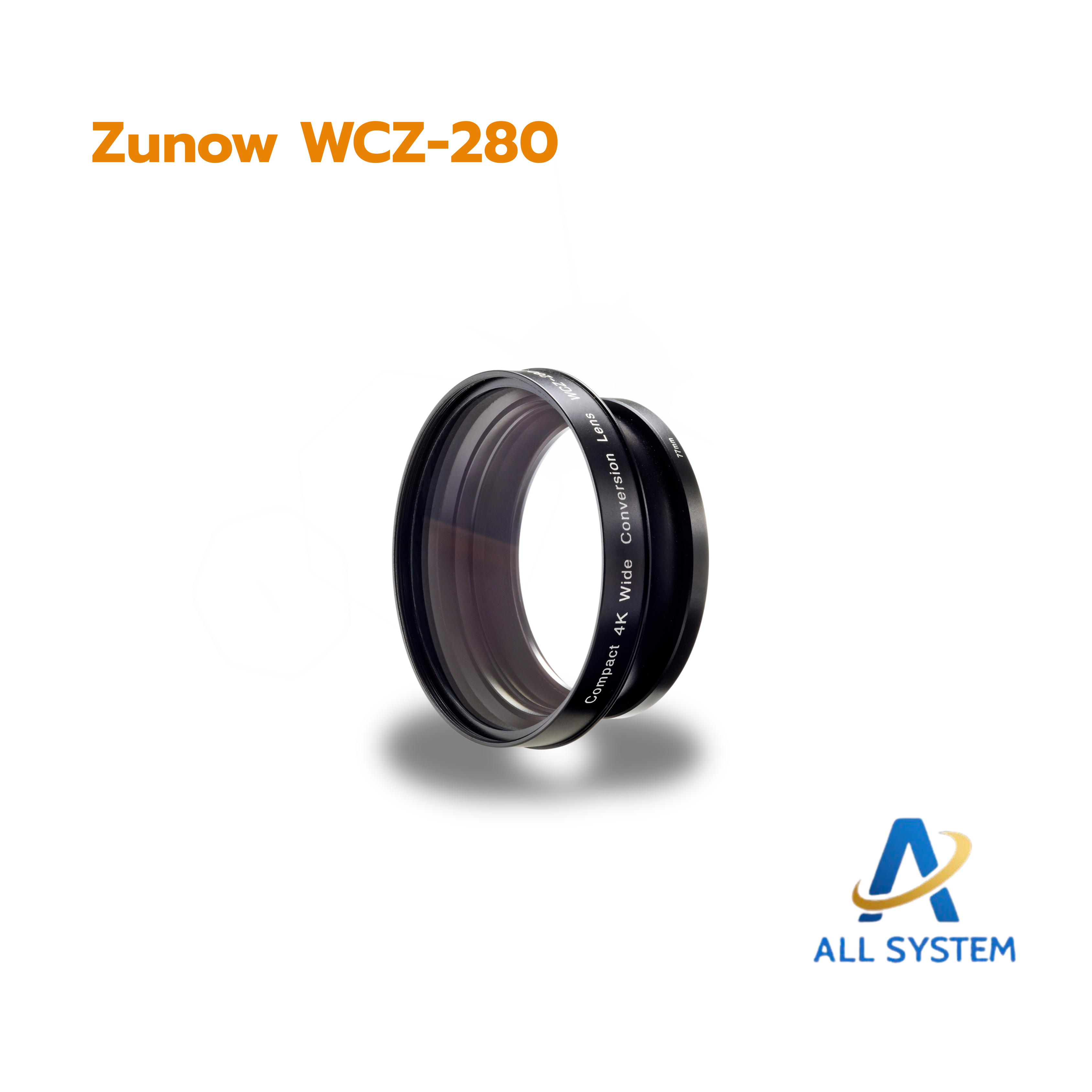 Zunow WCZ-280 4K Compact Wide Conversion Lens