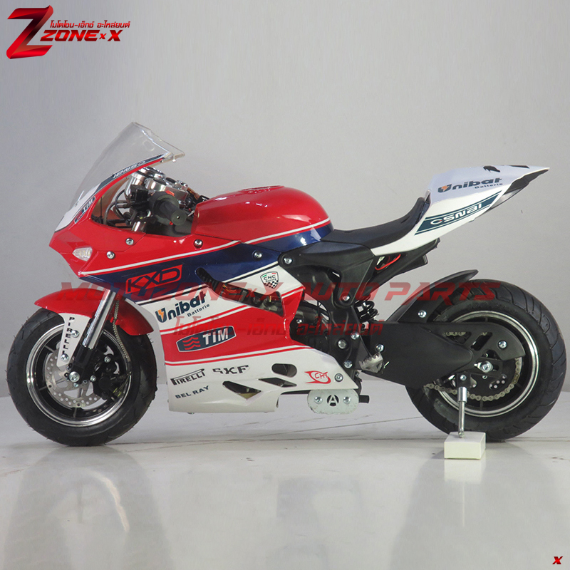 มอเตอร์ไซค์สปอร์ตสำหรับเด็ก มินิดูคาติ มินิโมโตจีพี เคเอ็กซ์ดี(KXD) 010 60cc 45กม/ชม