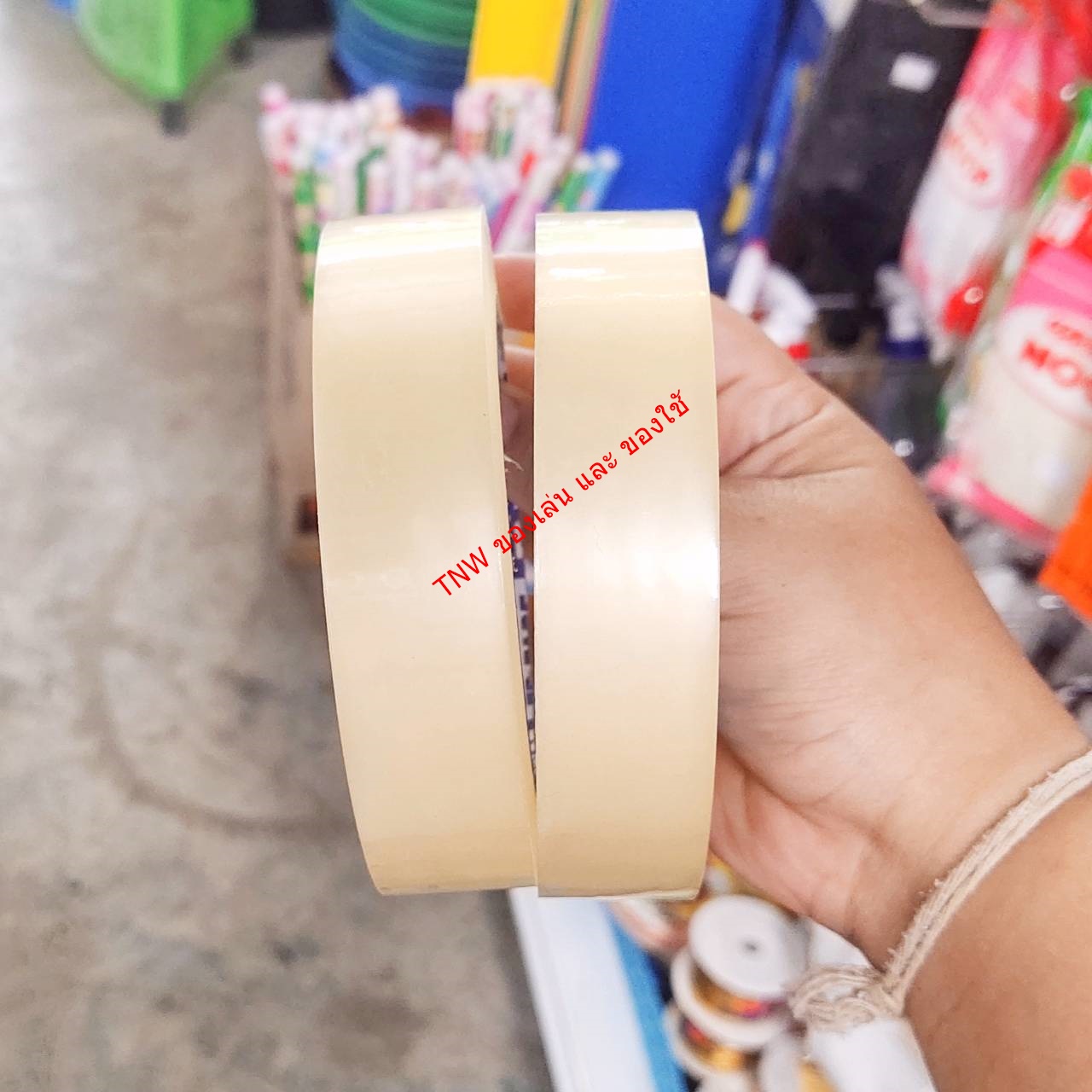 เทปกาว เทปใส ม้วนเดียวสุดคุ้ม ขนาด 1 นิ้ว กาวเหนียว ติดทน