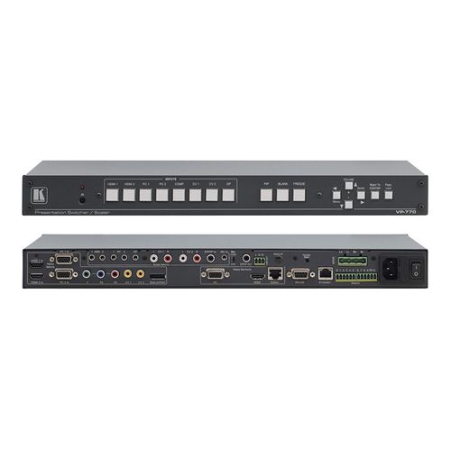 KRAMER VP-770 8–Input ProScale™ Presentation SwitcherScaler with Speaker Output