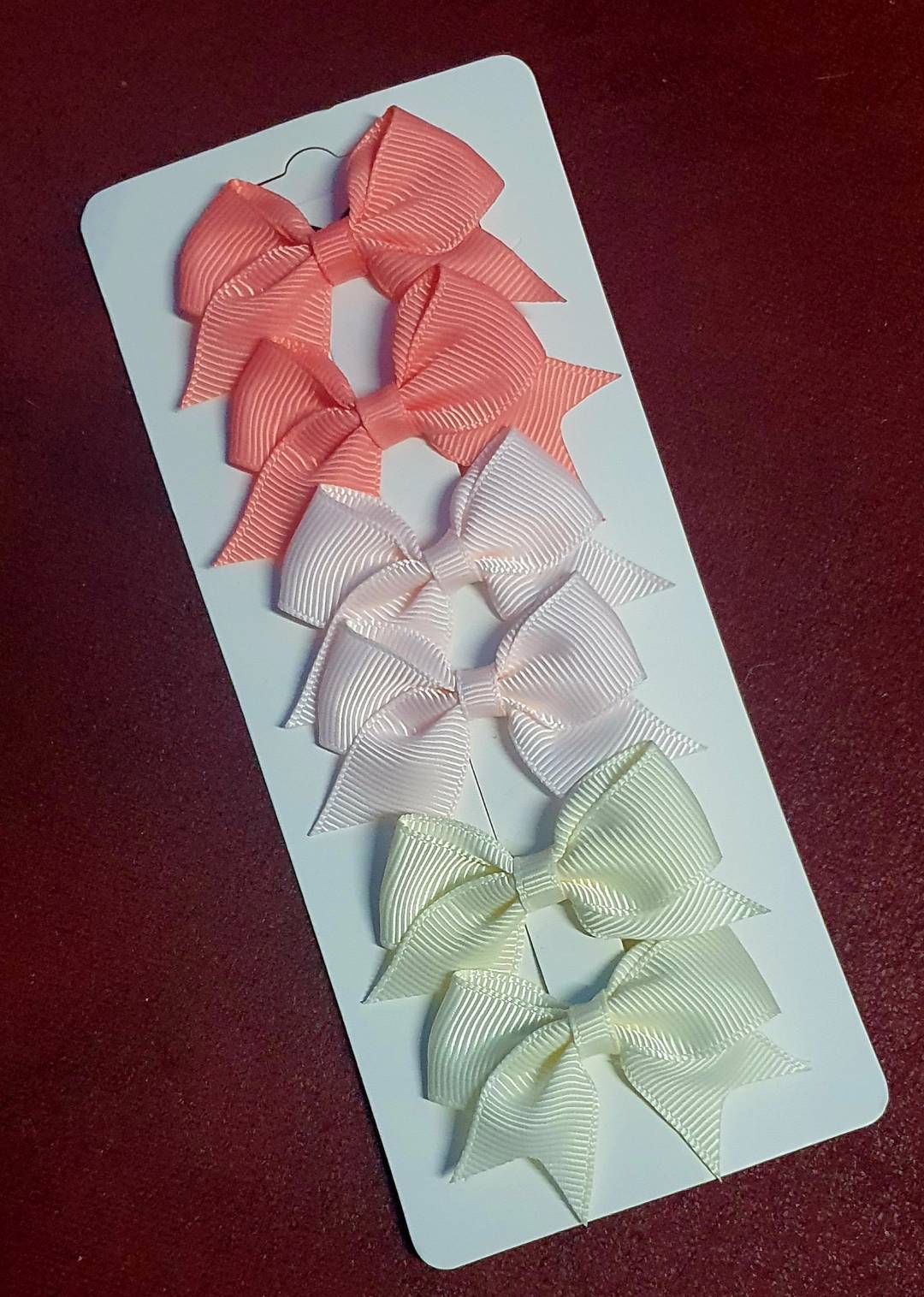 💗มาหยากิ๊ฟช้อป💗 กิ๊บติดผม 5 ชิ้น รูปหัวใจ โบว์ ขนาด 5 ซ.ม. คละสี น่ารัก สำหรับเด็กและ ผู้หญิงทั่วไป