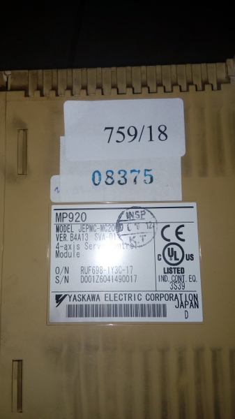 PLC " YASKAWA " MODEL : JEPMC-MC200