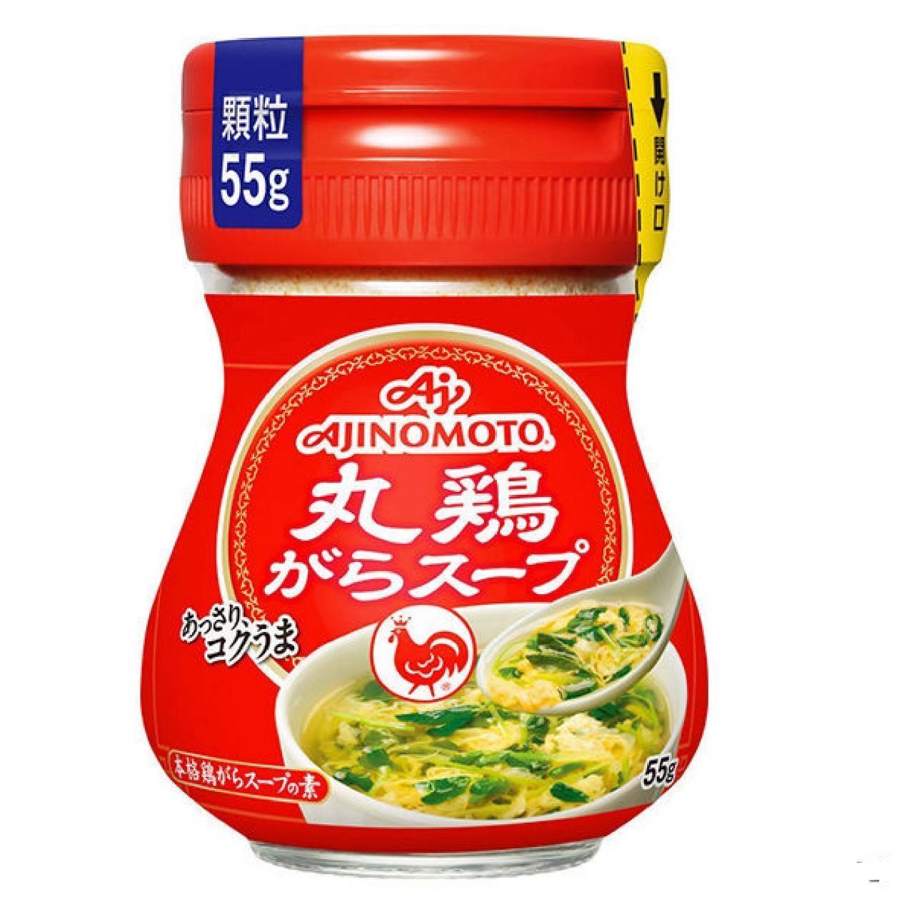 Ajinomoto Marudori Gara Soup ผงซุปกึ่งสำเร็จรูปรสไก่แบบขวด ขนาด 55 กรัม