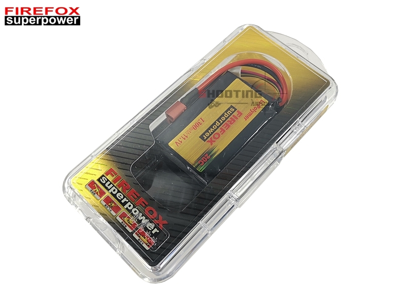 แบตลิโพ Firefox 20c 1300mAh 11.1v (สำหรับกล่องแบต)