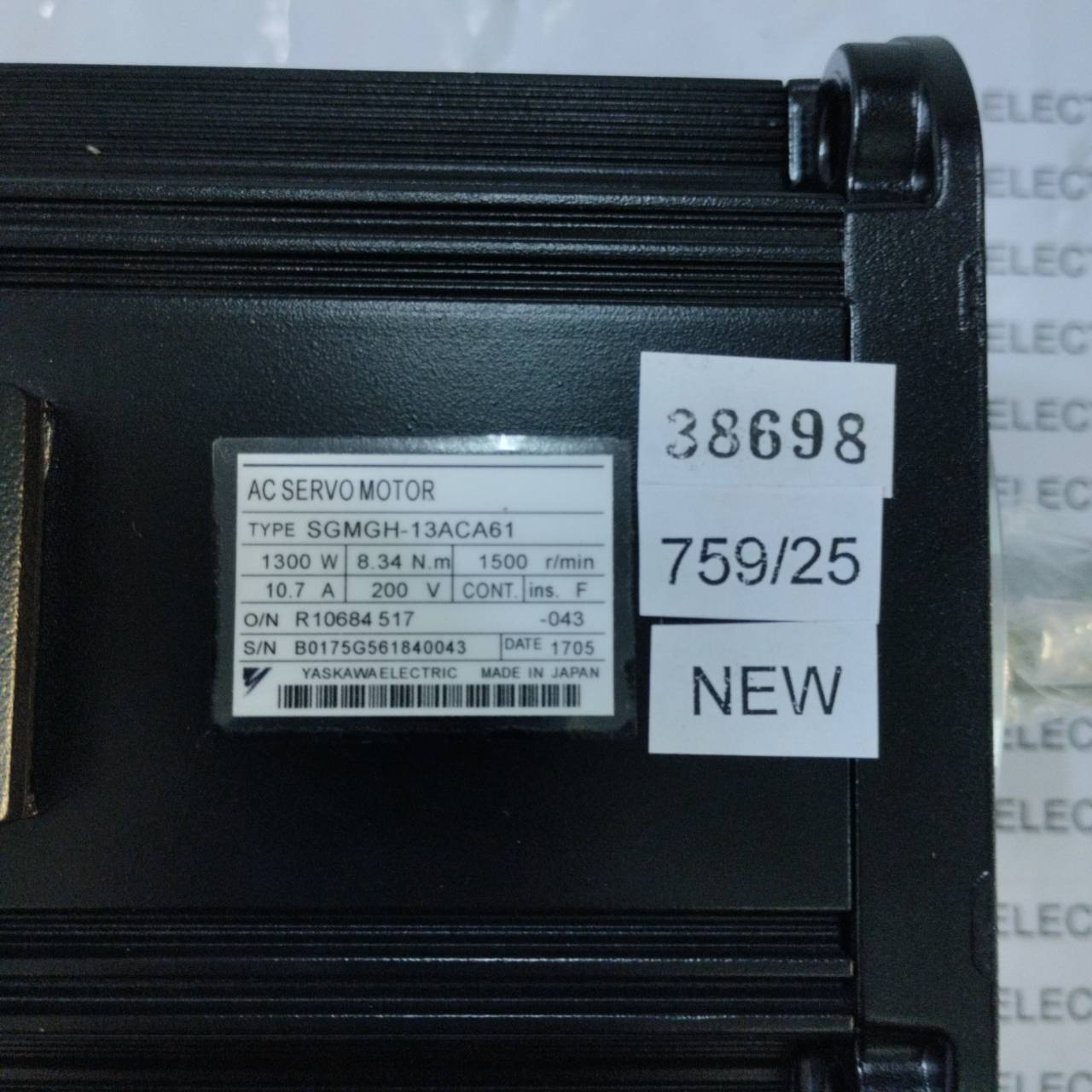 SGMGH-13ACA61 SERVO MOTOR "YASKAWA"
