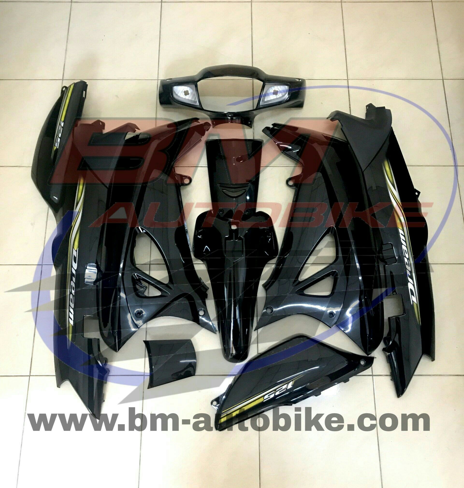 ชุด DREAM 125 สีดำ 4,500 กรัม