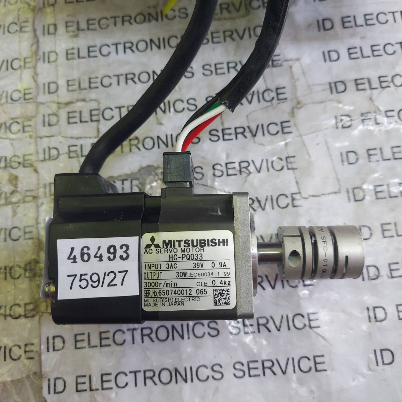 HC-PQ033 MOTOR "MITSUBISHI"