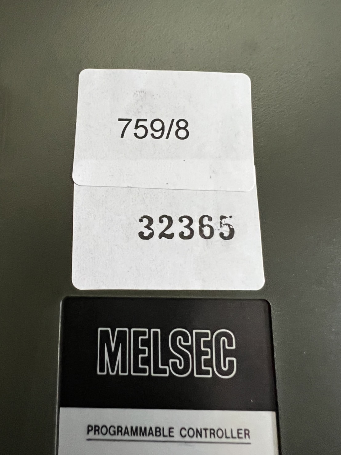 PLC " MITSUBISHI " MODEL : AD71