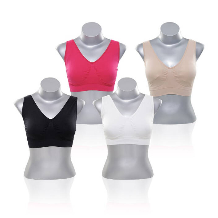 [ฟรี!แว่นตากันแดด590บ.] [7แถม7] ชุดชั้นในสปอร์ตบรา KANEMPRESS ลดล้างสต๊อกจากในห้างฯ ตัวละ800บ. ฟรีไซส์ (ชมพู4, ดำ4, เนื้อ6)