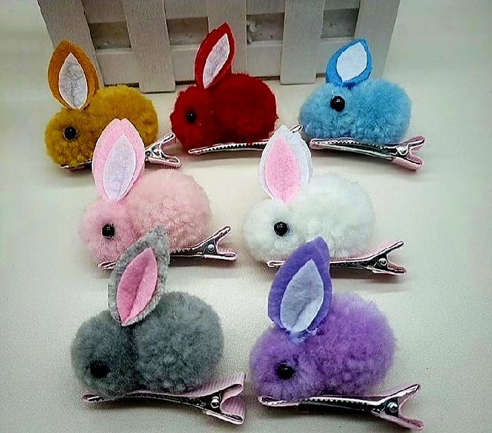 💗 มาหยากิ๊ฟช้อป 💗 กิ๊บกระต่าย กิ๊บหูแมว กิ๊บโบว์น่ารัก สีสดใส สำหรับเด็กผู้หญิง (2ชิ้น/แพ็ค)