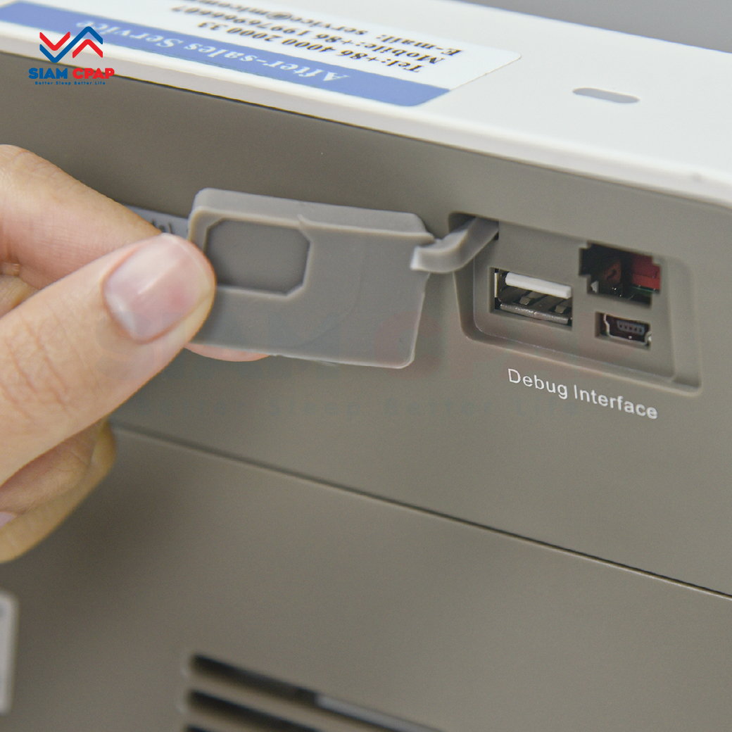 เครื่องควบคุมการให้ออกซิเจนแรงดันสูง High Flow Micomme รุ่น OH-60A ประกันศูนย์ไทย 2 ปี