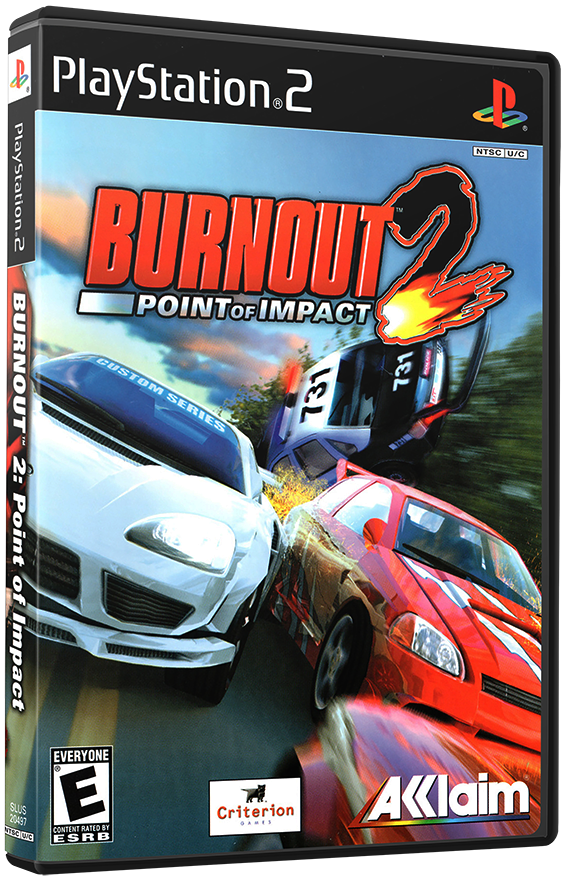 แผ่นเกมส์ PS2 : Burnout 2 - Point of Impact