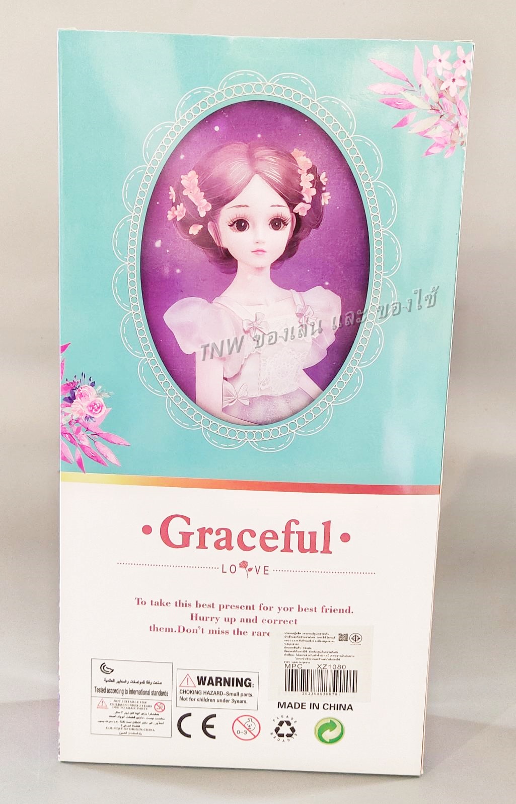 🎀🎀 ตุ๊กตาเกาหลี Graceful สุดน่ารัก ตุ๊กตาโลลิ เด็กผู้หญิง ชุดโบว์แดง งานกล่อง 🎀🎀