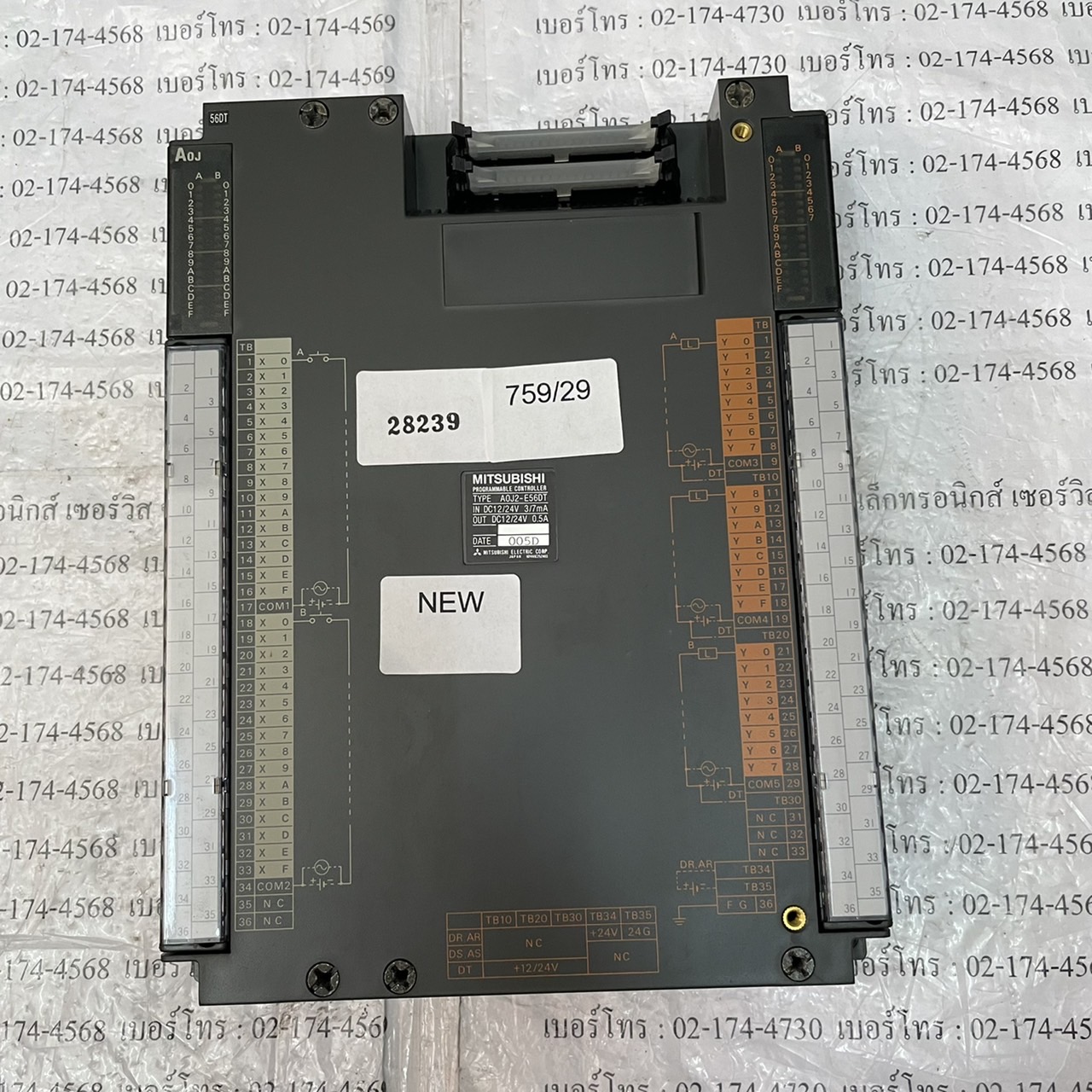 PLC " MITSUBISHI " MODEL : A0J2-E56DT