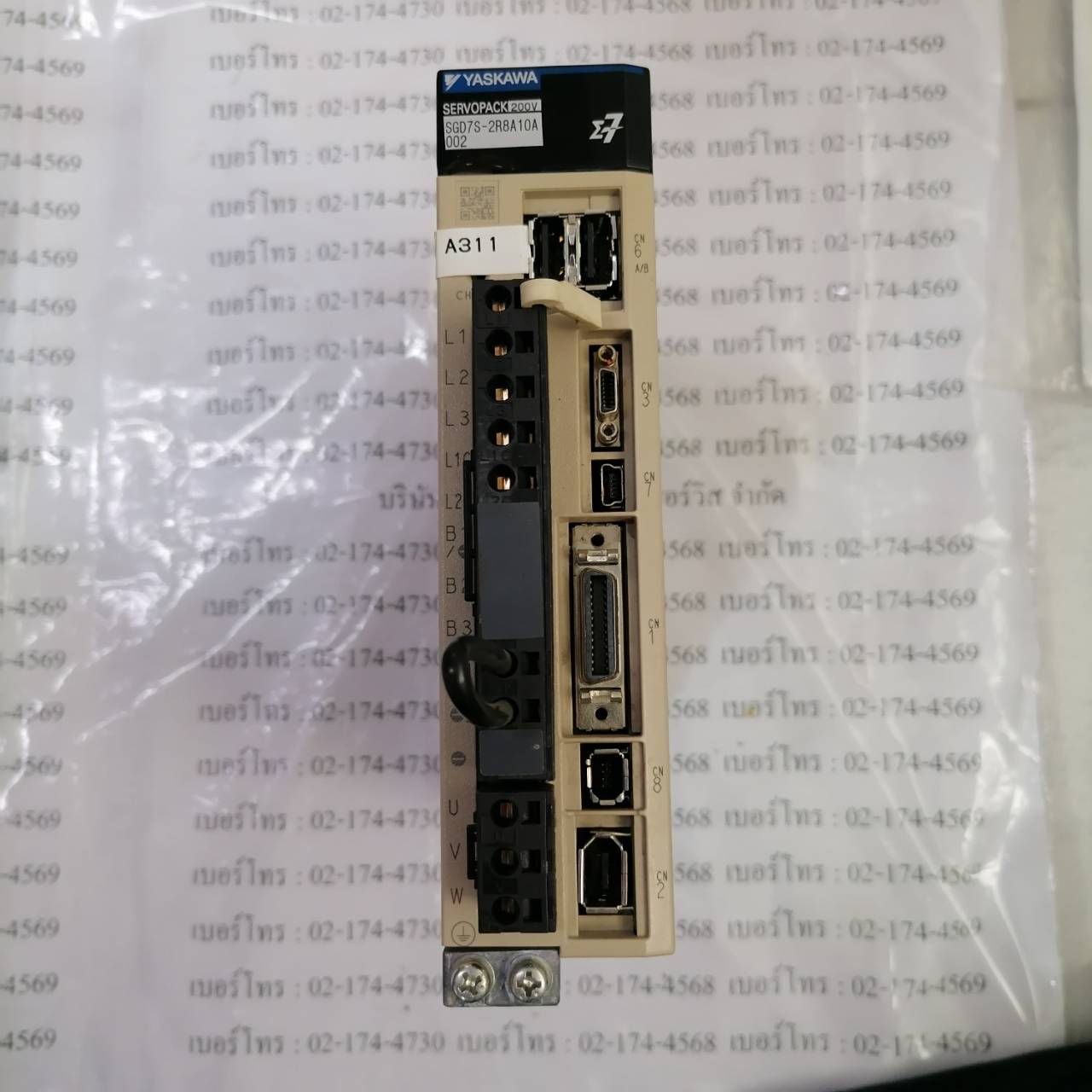 รับซ่อม SERVOPACK "YASKAWA" MODEL : SGD7S-2R8A10A002