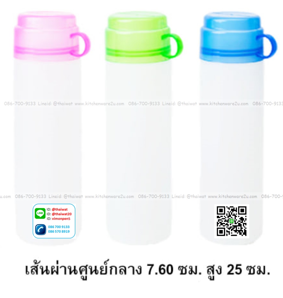 P00144 ขวดน้ำพลาสติกแพค 3 ใส (ราคาต่อ 12 แพค)