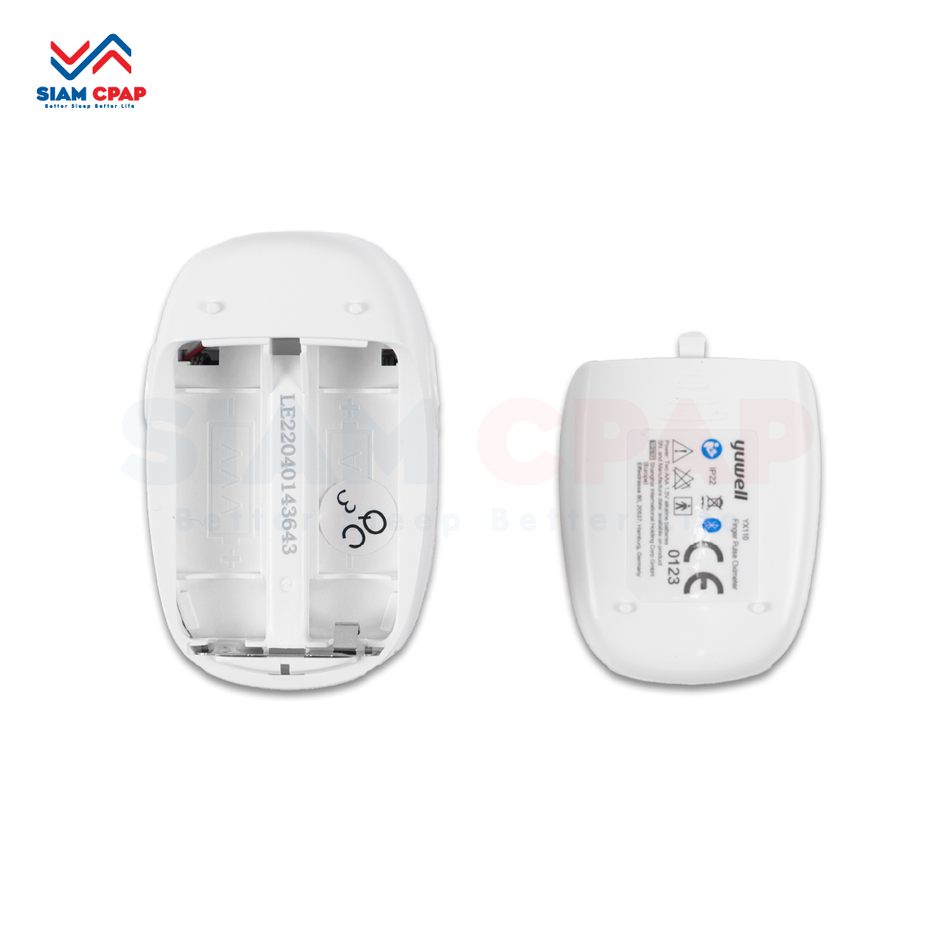 เครื่องวัดออกซิเจนปลายนิ้ว Yuwell รุ่น YX-110 ประกันศูนย์ไทย 1 ปี