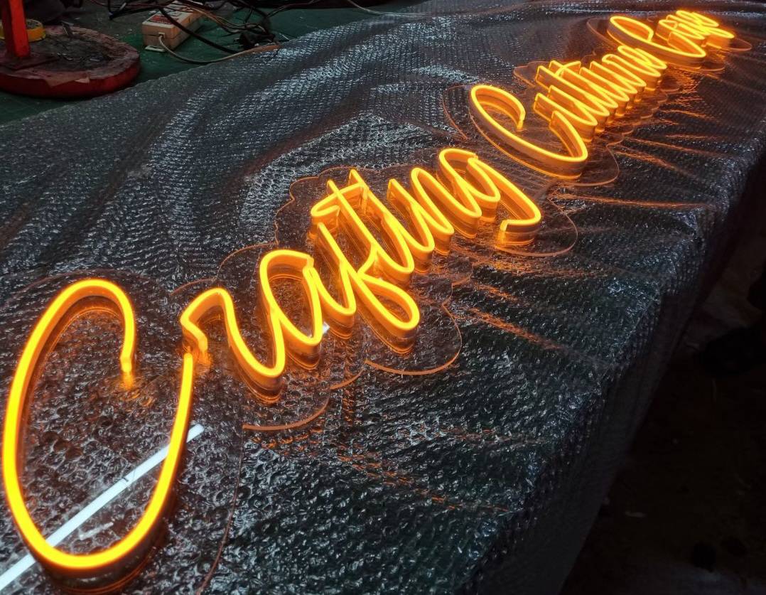 #ป้ายไฟนีออนดัดled