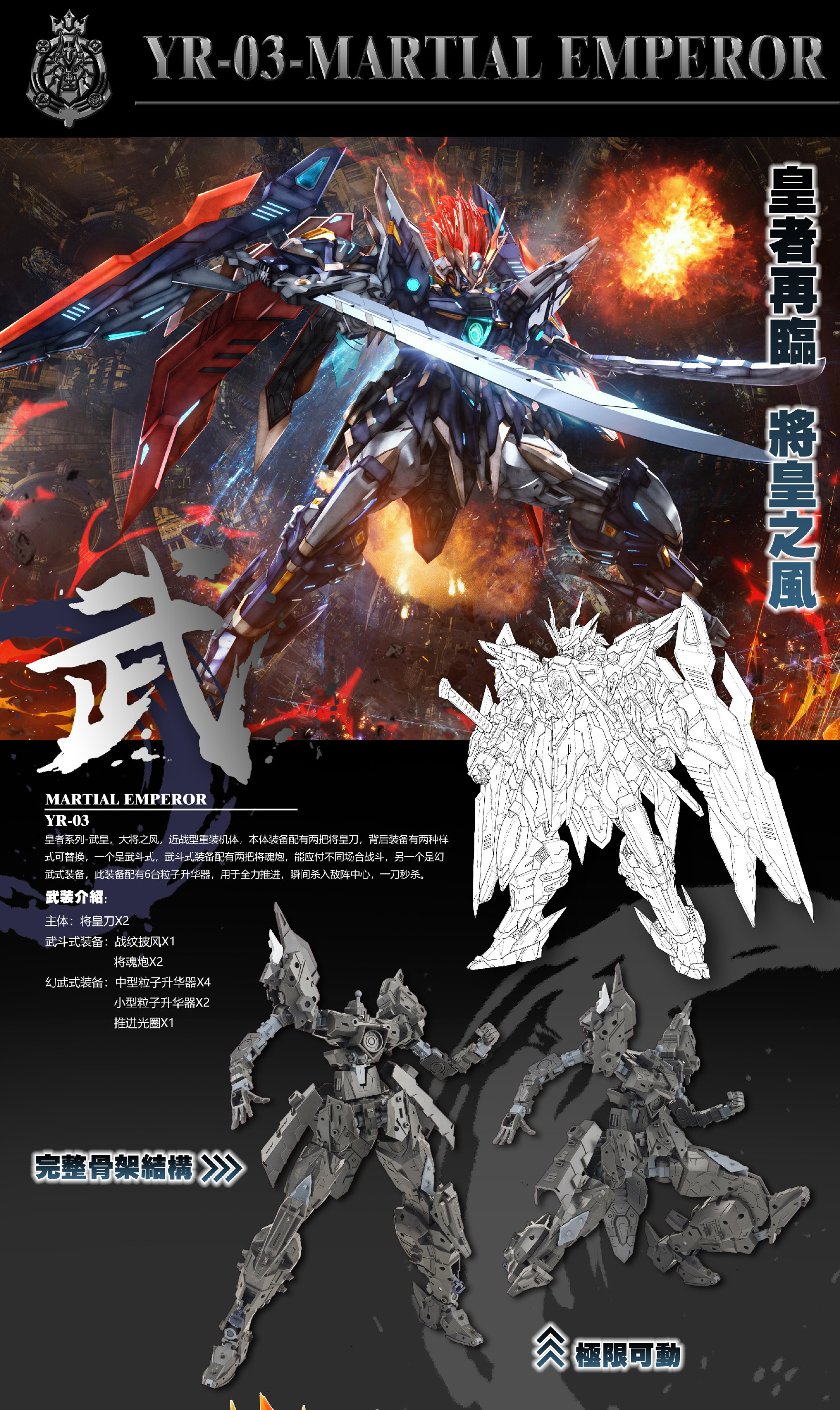 (MG) 1/100 MARTIAL EMPEROR [SNAA - SuperNOVA]