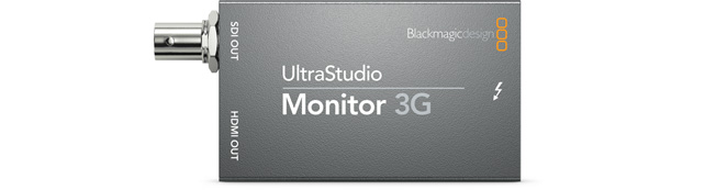 UltraStudio Monitor 3G Balckmagic Design Thunderbolt Interface