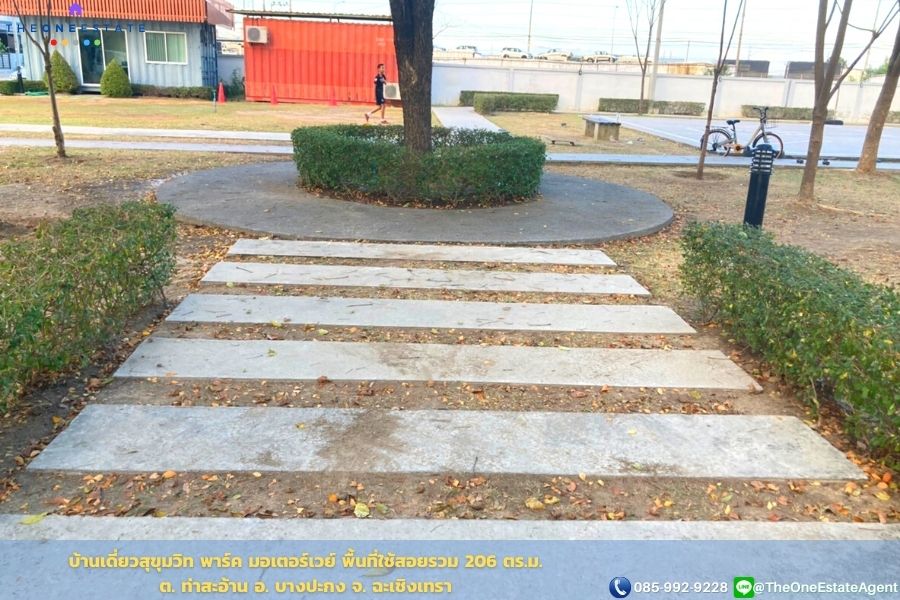 📣 บ้านสุขุมวิทพาร์ค มอเตอร์เวย์-บางปะกง บ้านเดี่ยวหลังมุม ติดถนนหลักกว้าง 16 เมตร ใกล้ทางขึ้นมอเตอร์เวย์บางปะกง The Best ! | โทร. 085-992-9228