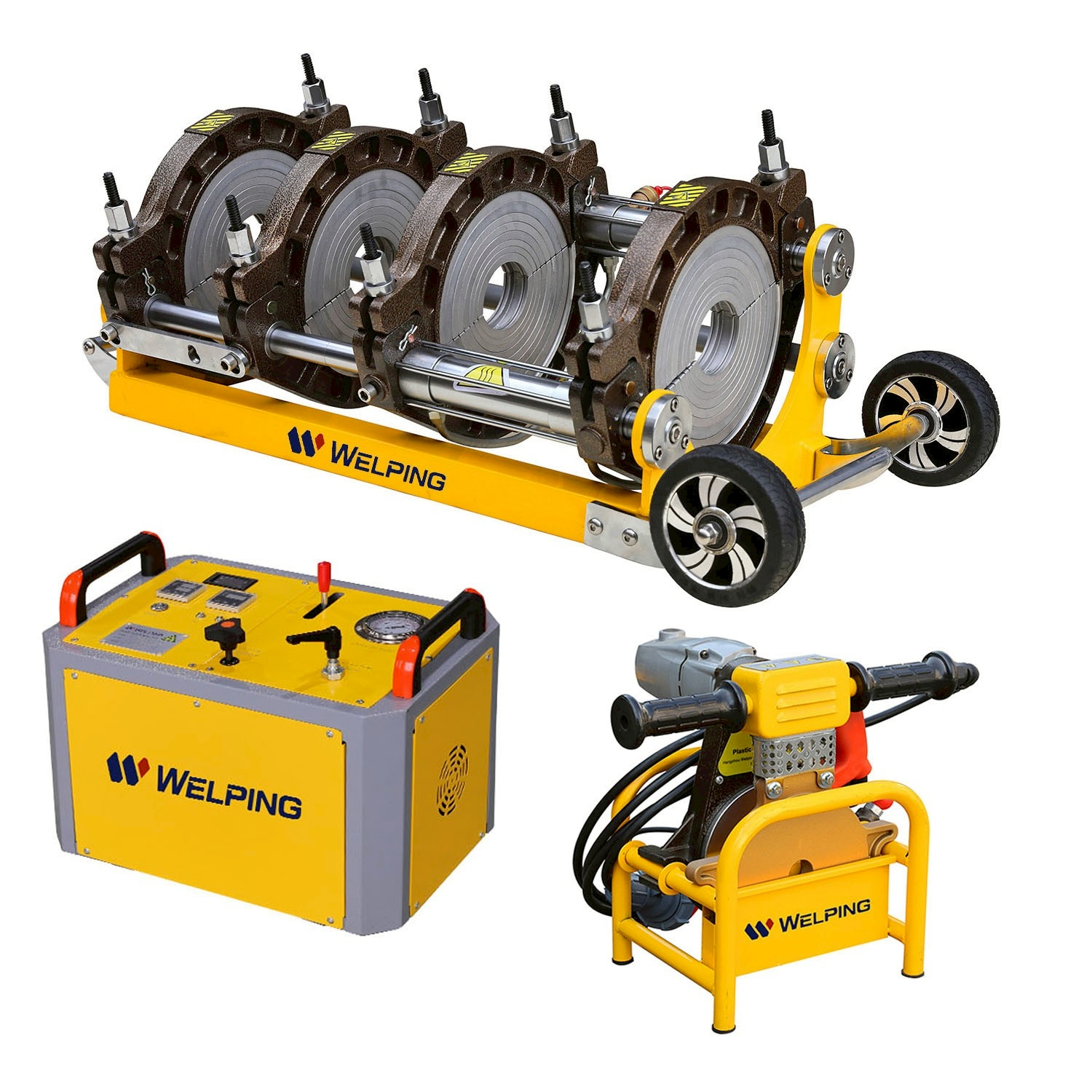 เครื่องเชื่อมท่อ Welping รุ่น WP250A (ไฮดรอลิค) ขนาดท่อที่เชื่อม 63 mm.-250 mm.