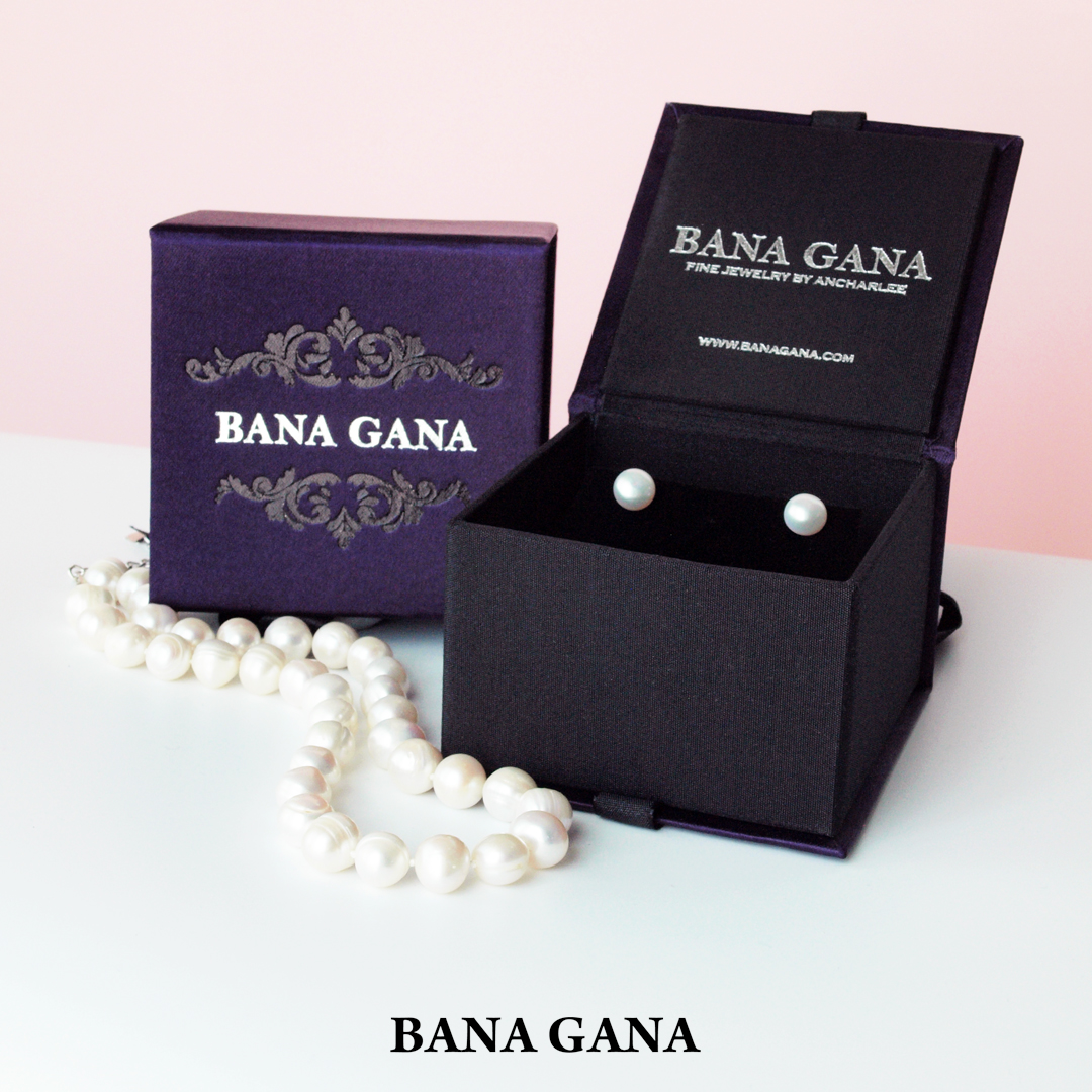 ต่างหูมุกแท้ 10.0 mm ก้านเงินแท้ มาพร้อมกล่อง UA1000-01 Unreasonable Accessories