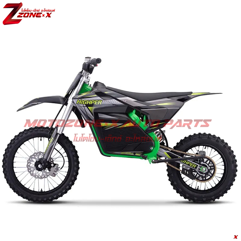 มอเตอร์ไซค์ไฟฟ้า ไฮเปอร์(Highper) HP117E 5000w 72V 80กม/ชม 17&14