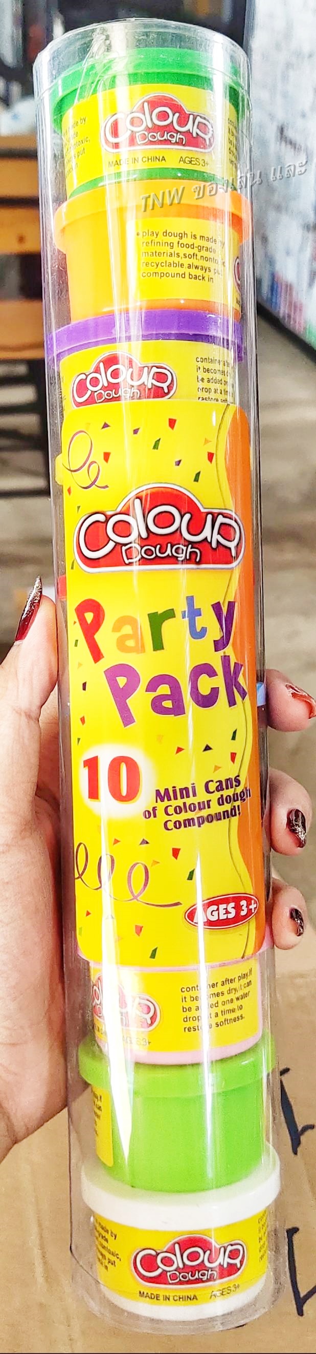 💥💥 แป้งโดว์ 10 สี เสริมพัฒนาการ เสริมสร้างจินตนาการ ดินเบา Color Dough Party Pack 10pcs 💥💥