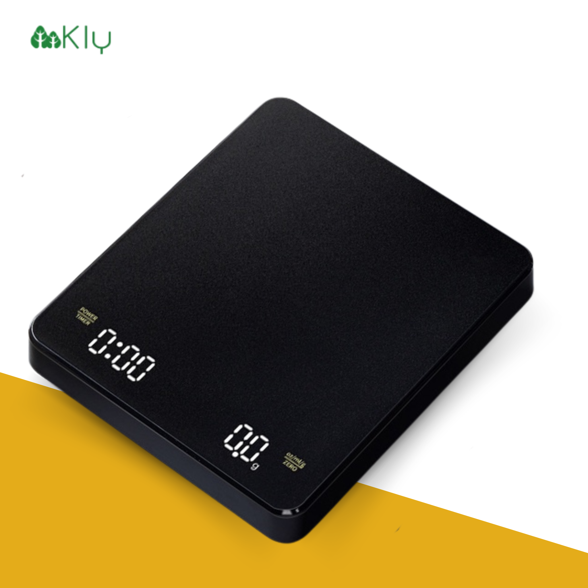 เครื่องชั่ง ดริฟกาแฟ ขนาดเล็ก พกพาง่าย มีนาฬิกาจับเวลาในตัว 3kg/0.1g