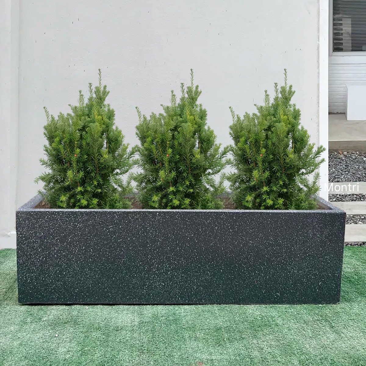 กระถางปูนทาสี set 10 ใบ ลงสีคุณภาพพร้อมเคลือบเงาสามารถวางได้ทั้งกลางแจ้งและในร่ม ขนาด 30*100* cm. วัสดุเป็นปูน