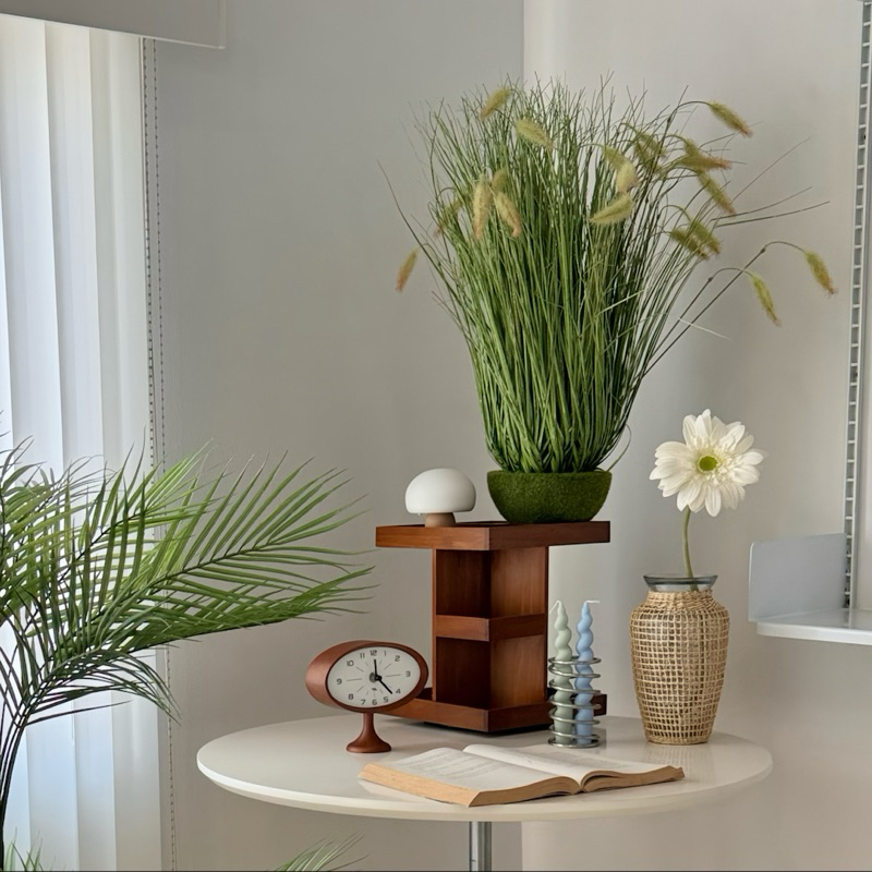 [พร้อมส่ง] Jnihouse : ต้นหญ้าประดิษฐ์ (Artificial Grass Potted)(Tree)