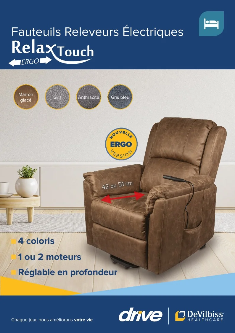 เก้าอี้ Relax แบรนด์อเมริกา Devilbiss Riser Recliners ช่วยพยุงนั่งและปรับเอนนอนได้