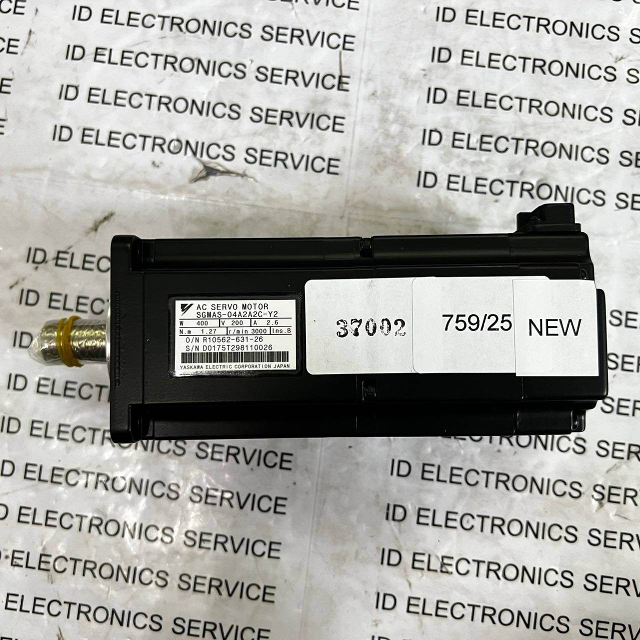 จำหน่าย SERVO MOTOR “YASKAWA” Model : SGMAS-04A2A2C-Y2