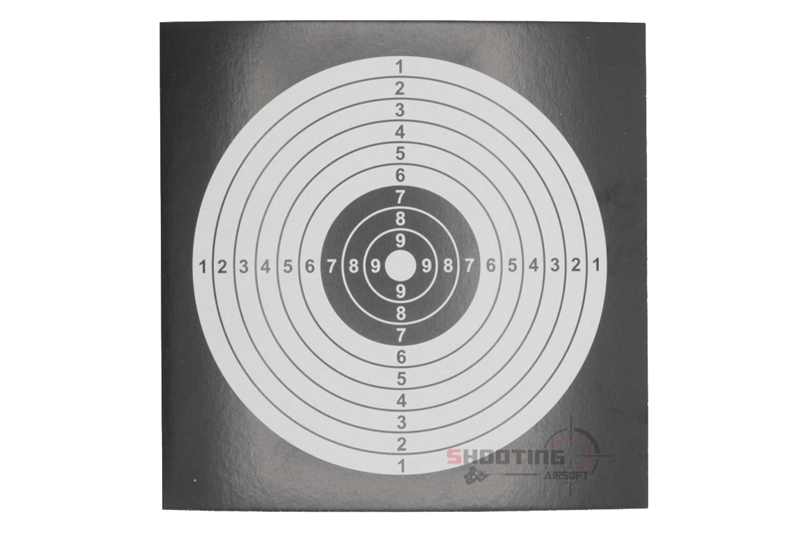 กล่องเป้าแขวนซ้อมยิง+กระดาษเป้า 20 แผ่น