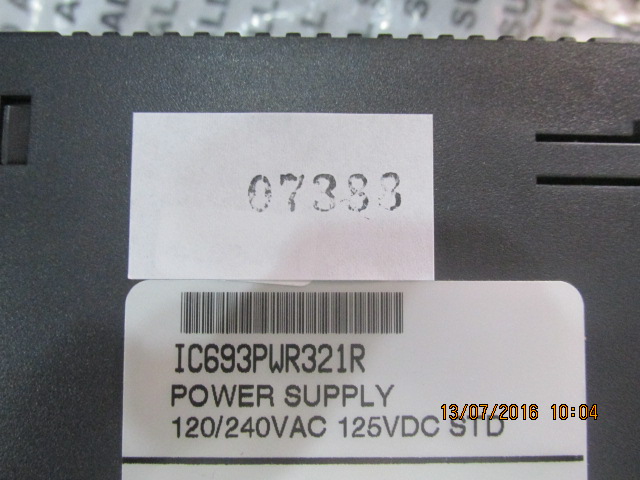 PLC " GE FANUC " MODEL : IC693PWR321R