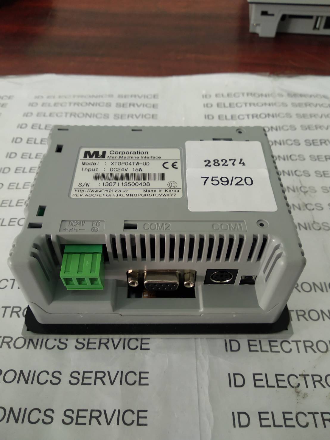 LCD TOUCH SCREEN " M2I " MODEL : XTOP04TW-UD