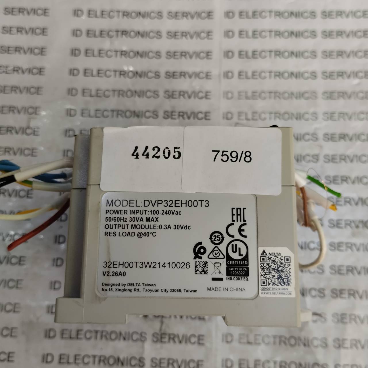 PLC " DELTA " MODEL : DVP32EH00T3