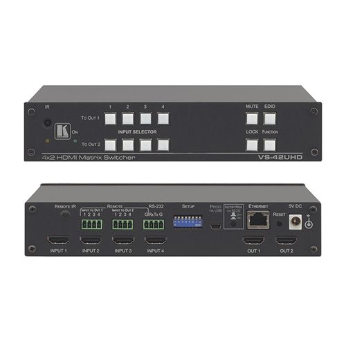 KRAMER VS-42UHD 4x2 4K60 4:2:0 HDMI Automatic Matrix Switcher