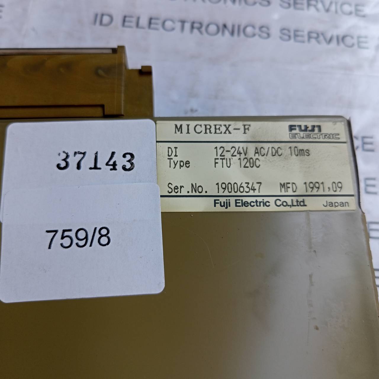 PLC " FUJI " MODEL : FTU 120C