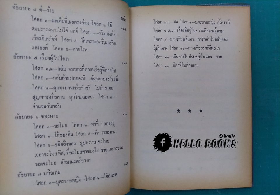 คัมภีร์โหราศาสตร์ ปรัศนศาสตร์