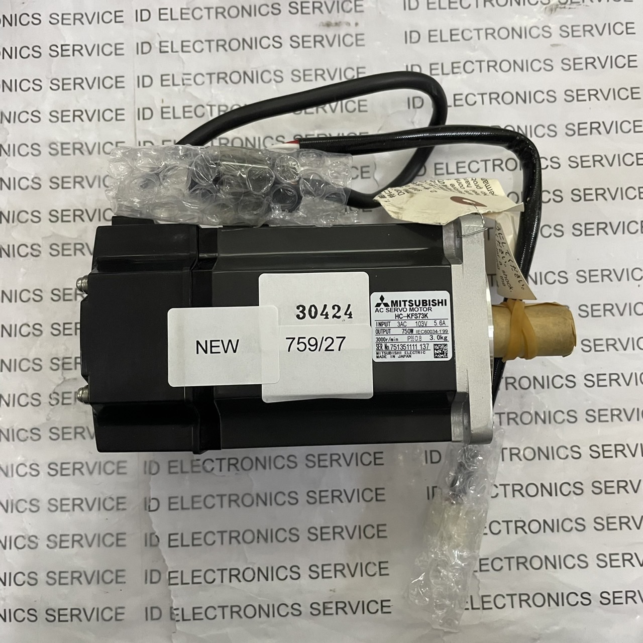 ขาย ซ่อม จำหน่าย SERVO MOTOR “MITSUBISHI” Model : HC-KFS73K