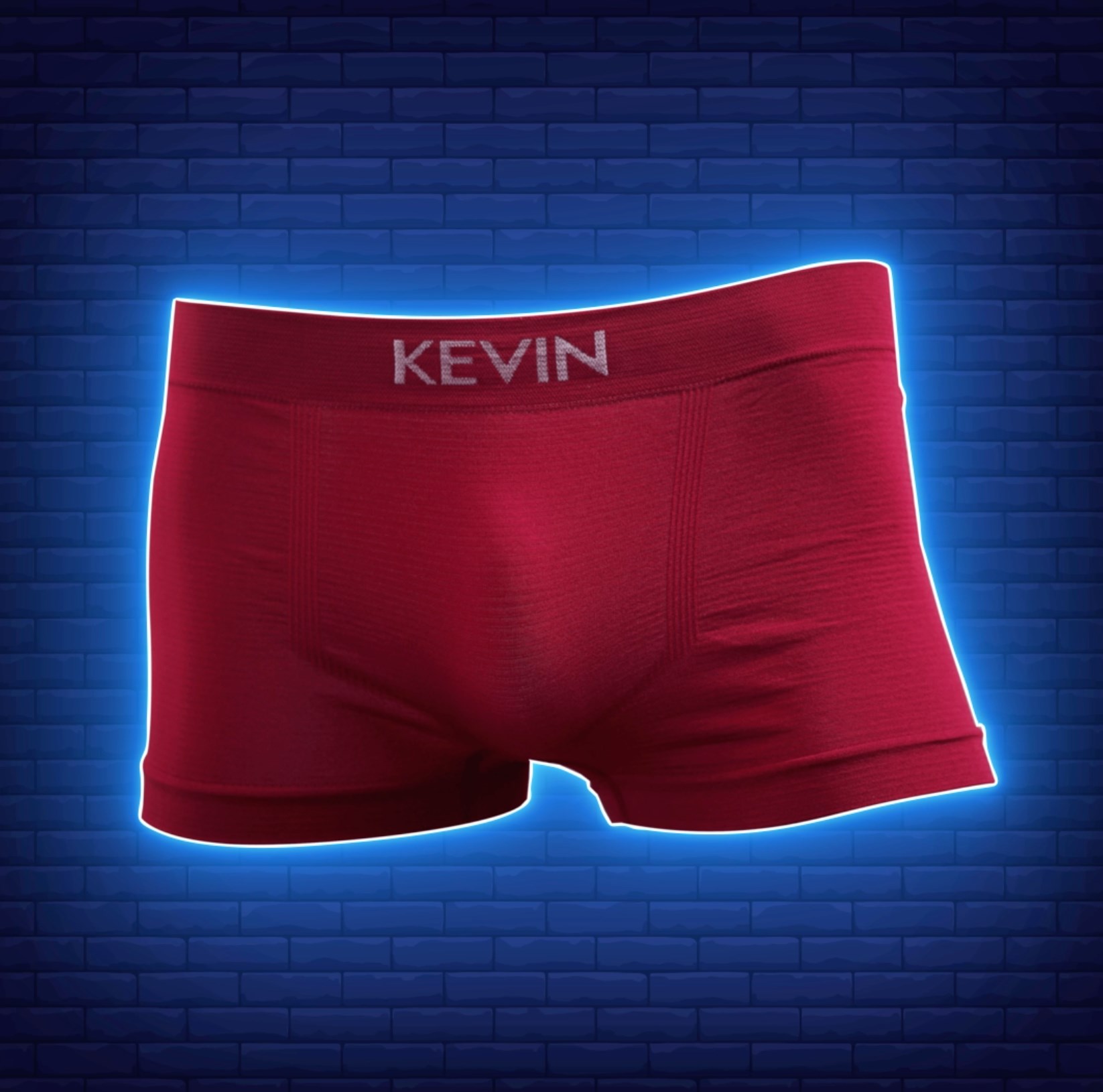 [ฟรี!กระเป๋าสตางค์ชาย590บ.] [10ตัว] กางเกงในชาย KEVIN ลดล้างสต๊อก ผ้านุ่ม เสริมความเป็นชาย เท่กว่าเดิม ขนาดฟรีไซส์ (ดำ2,เทา2,น้ำเงิน2,ขาว2,แดง2)