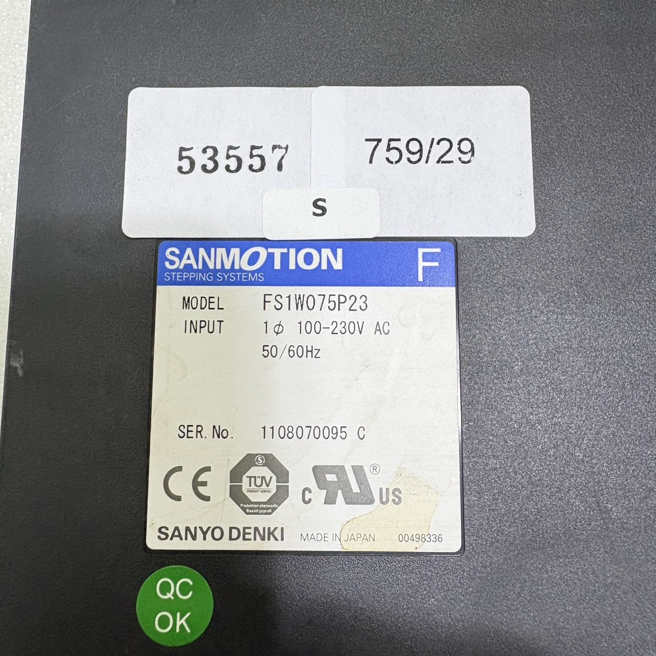 FS1W075P23 DRIVE "SANYO DENKI"