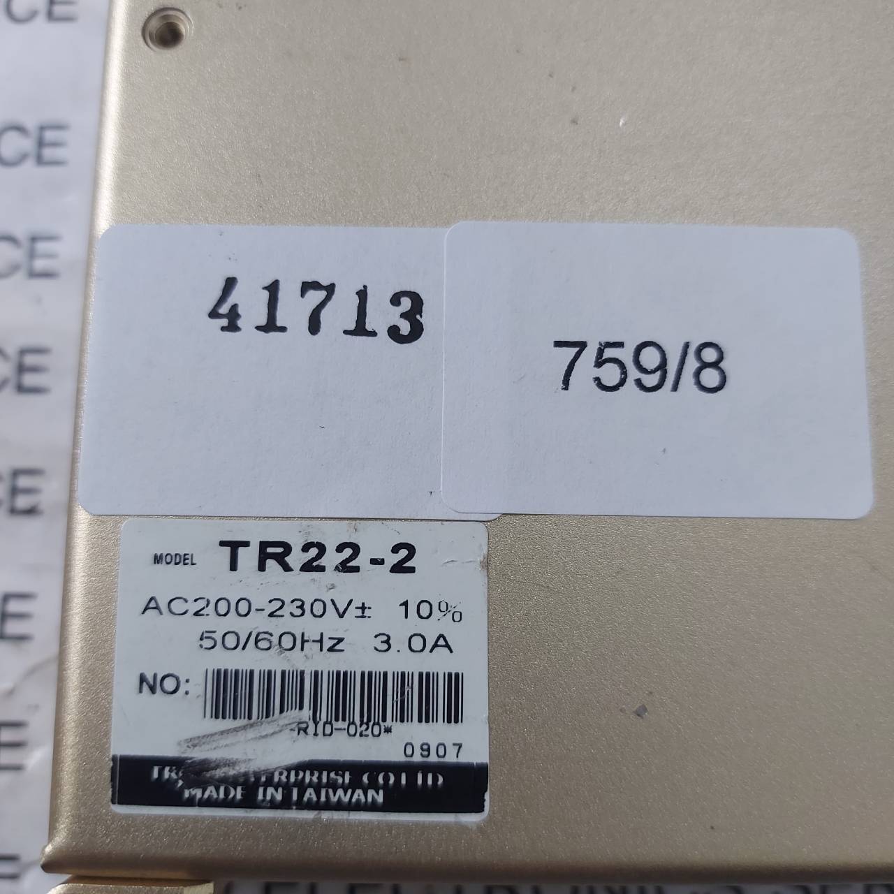 SERVO DRIVE " TROY " MODEL : TR22-2