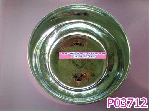 P03712 ขันเงินพลาสติก 16 ซม ราคาส่งต่อ 1 โหล : 12 อัน (คลิ๊กที่สินค้าเพื่อดูรายละเอียด)