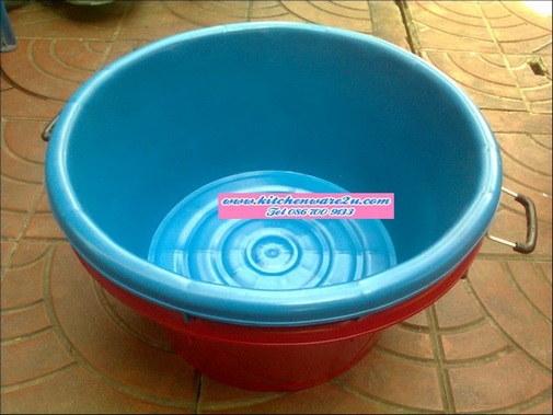 P06841 กะละมัง น.ส.10 สี (60*60*28 cm) ตราจระเข้ เหนียว ยอดนิยม (ราคาส่งต่อ 12 ใบ:เฉลี่ย 150 บต่อใบ)